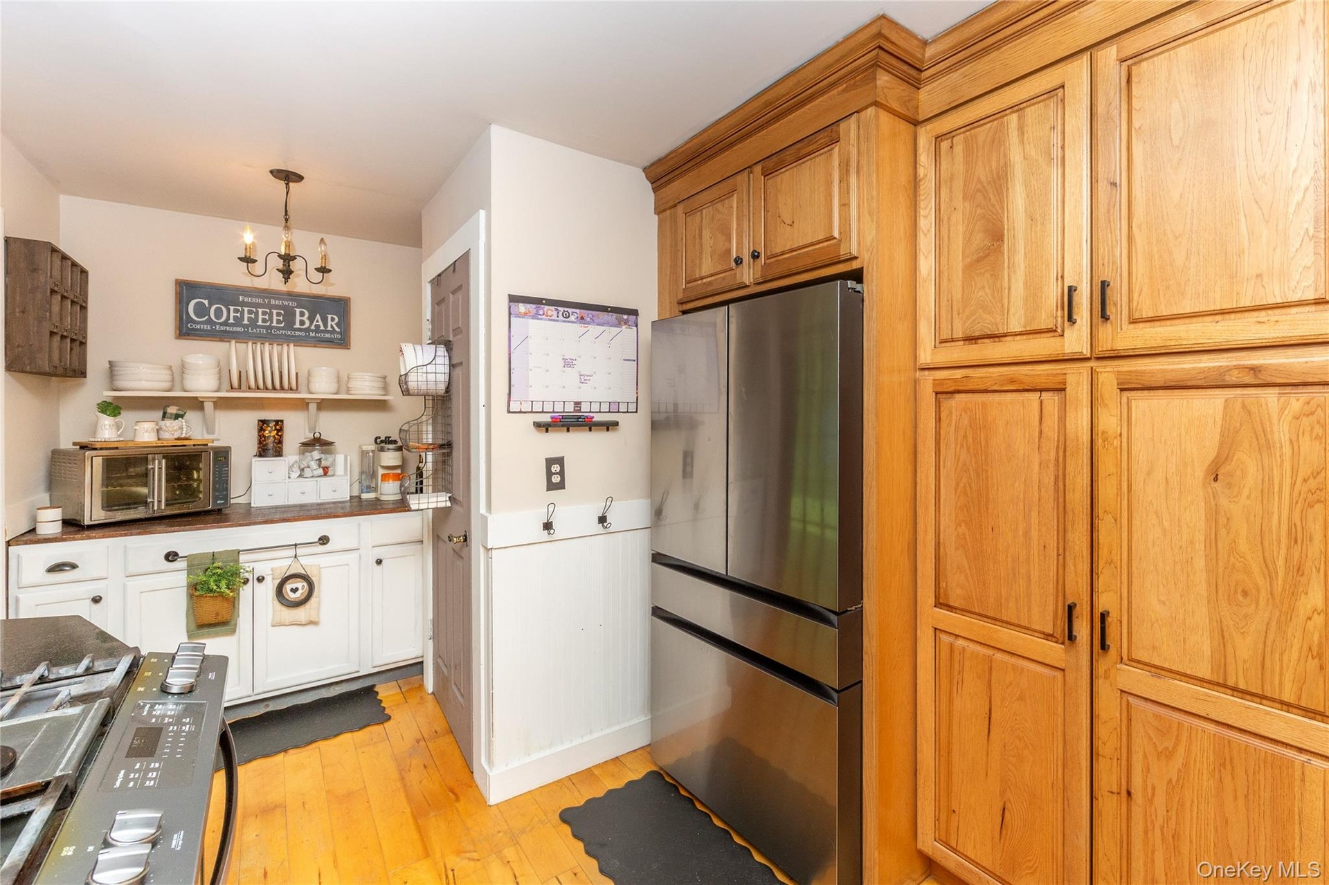 A delightful butler’s pantry adds both function and character.