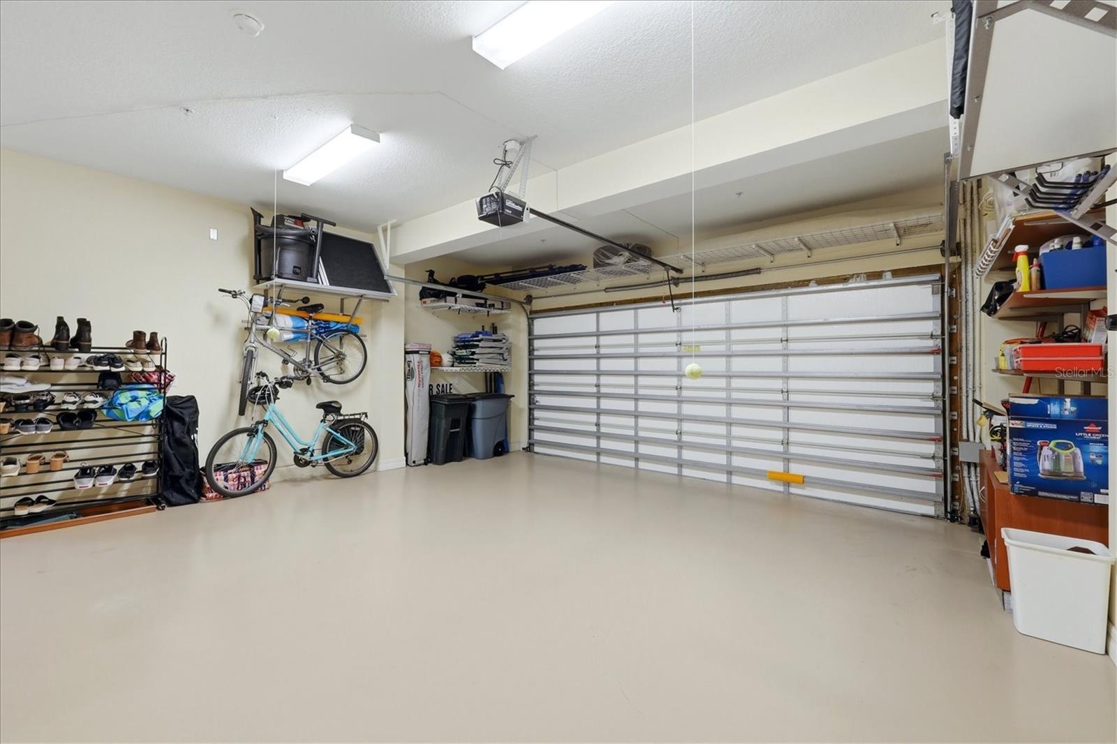 Garage with Epoxy Flooring