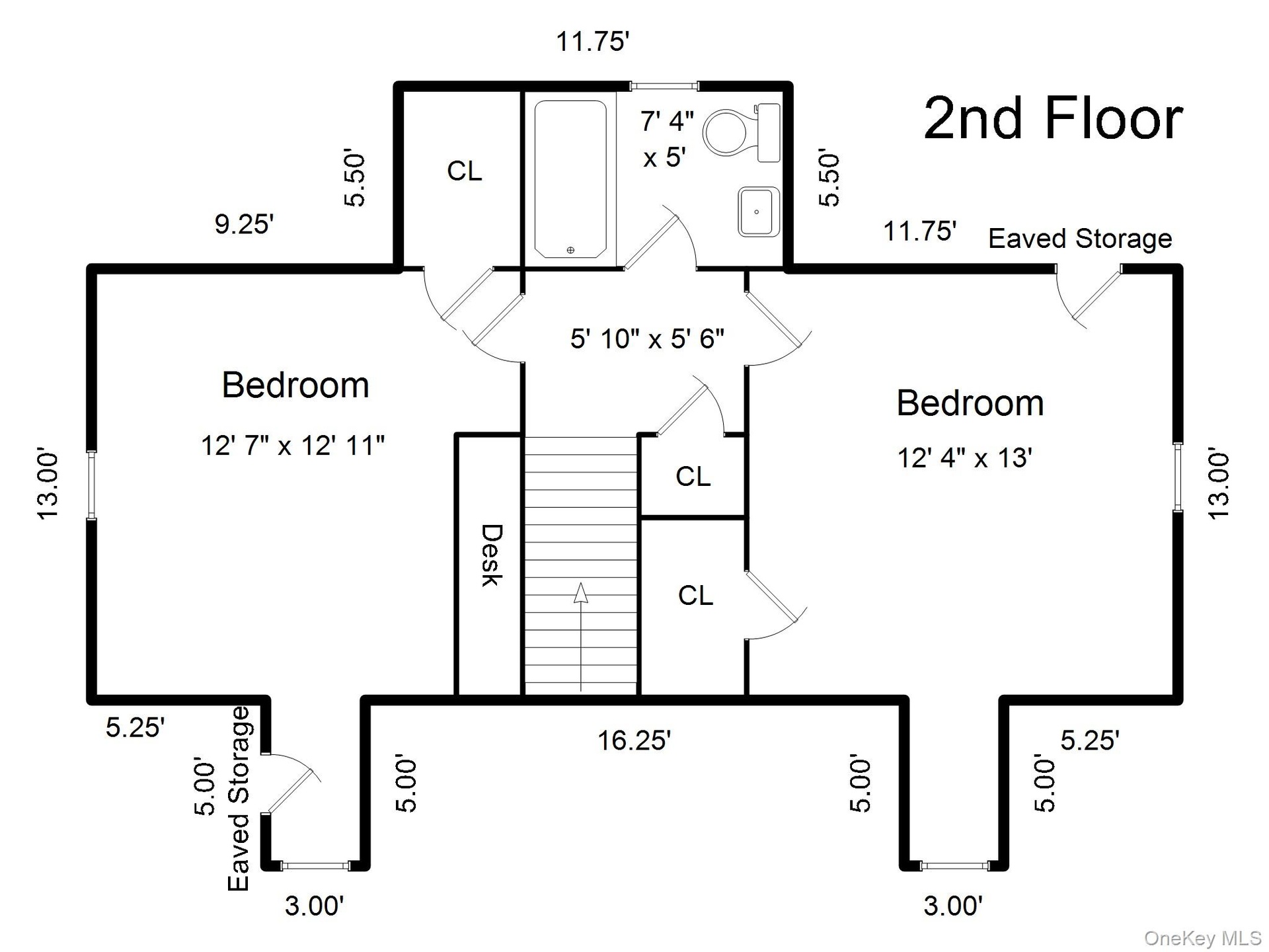 Upstairs level
