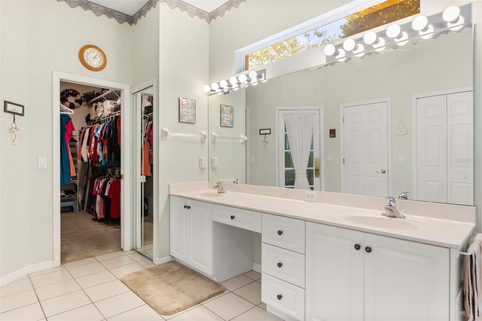 Master Bathroom with Walk In Closet
