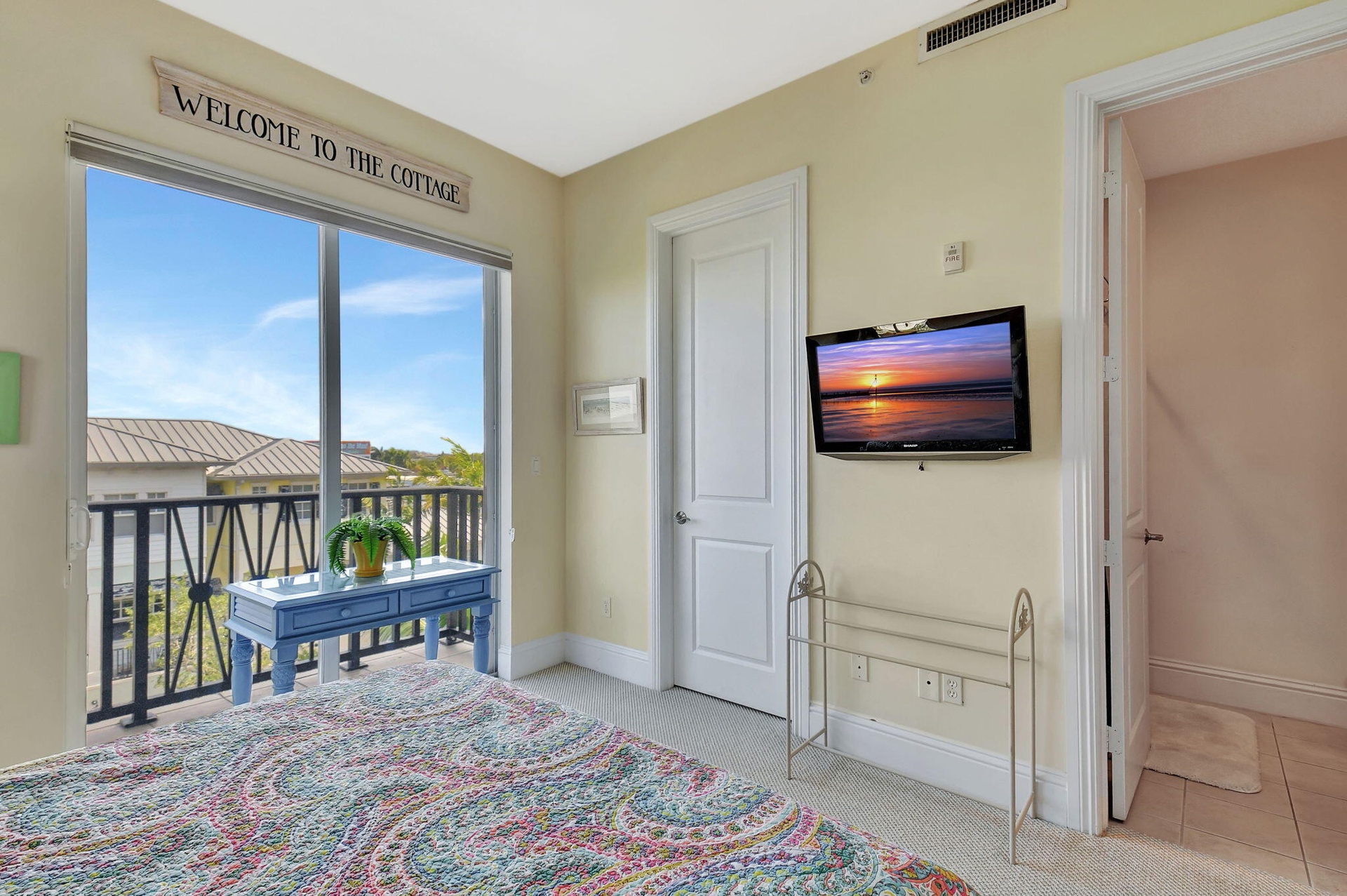 Balcony in bedroom 2