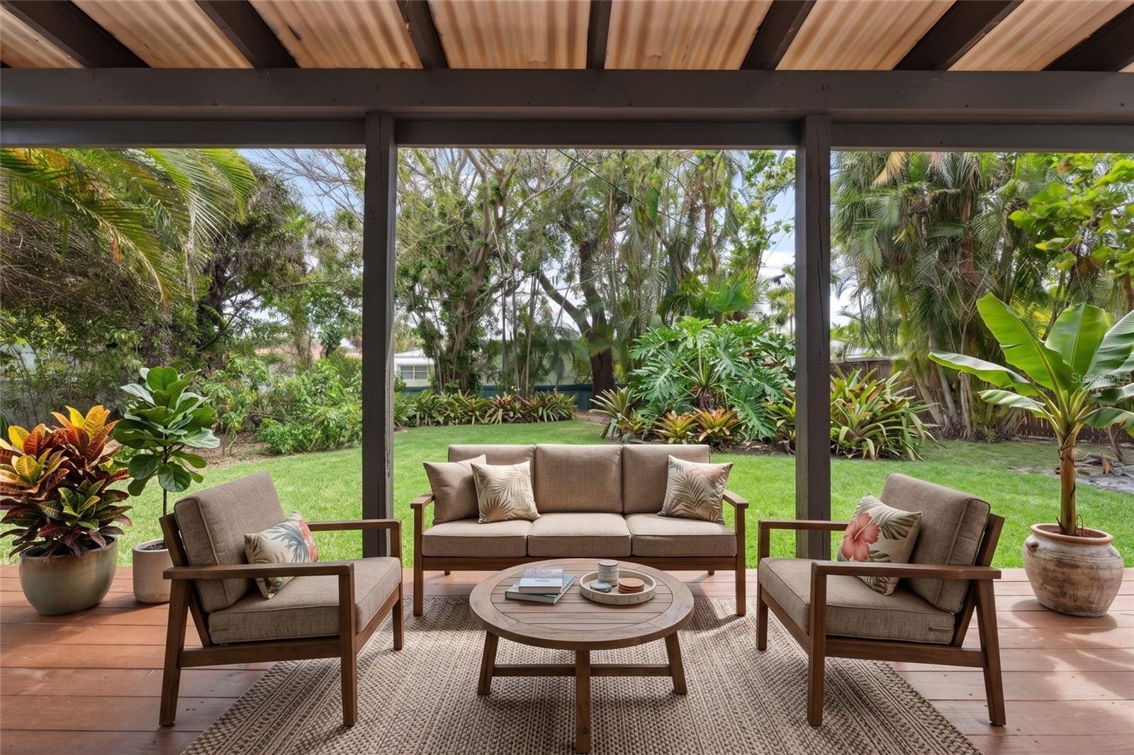 Covered porch