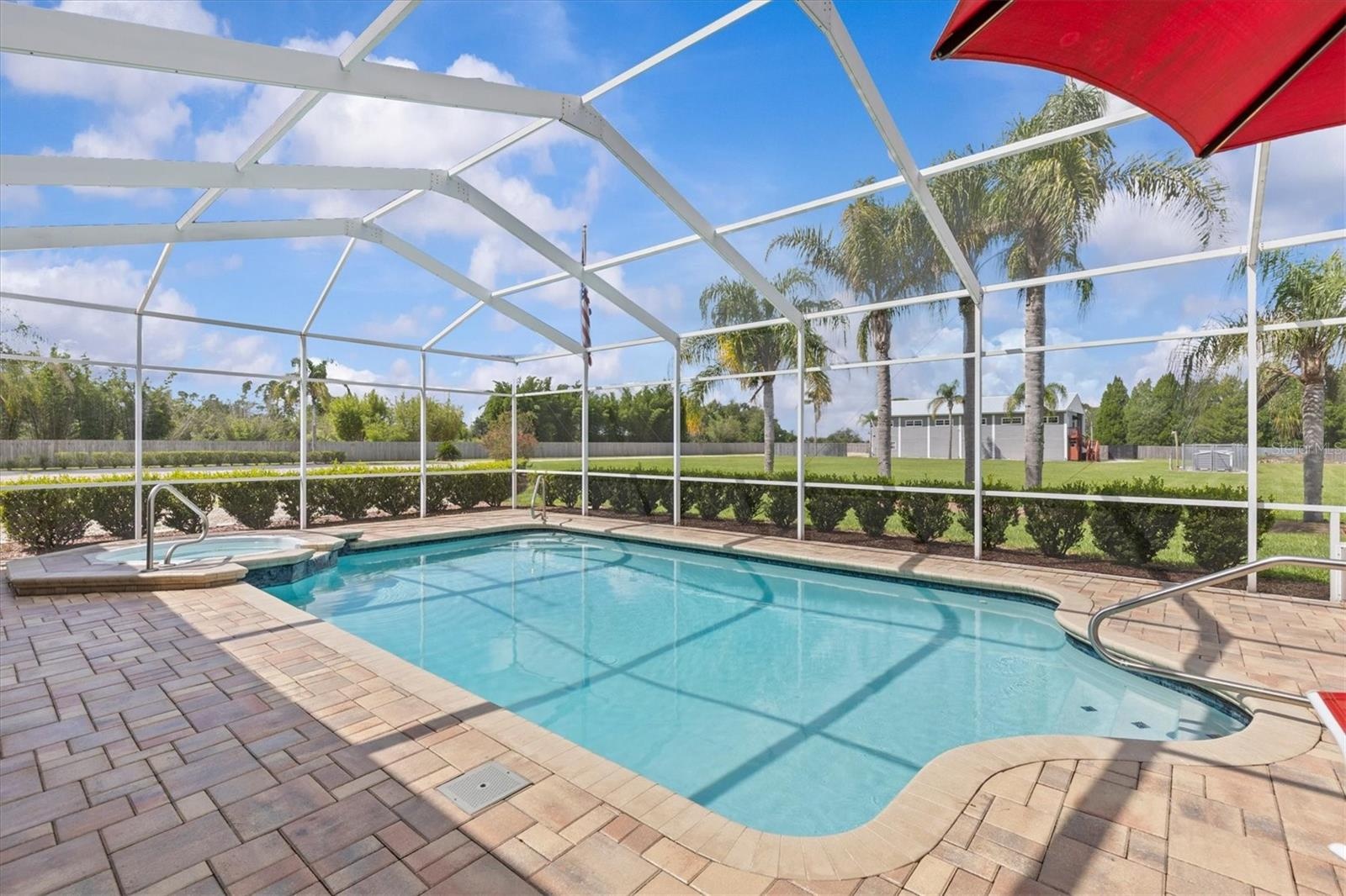 Solar Heated Pool & Spa