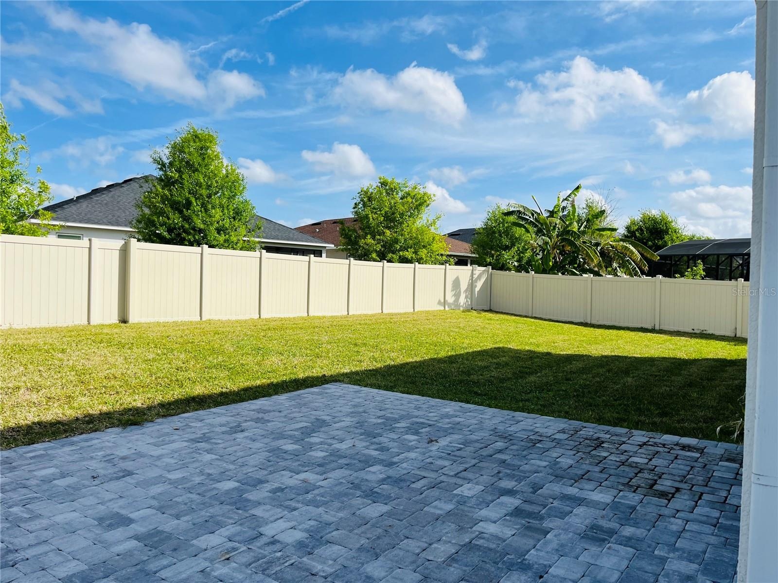 Fully Fenced Backyard