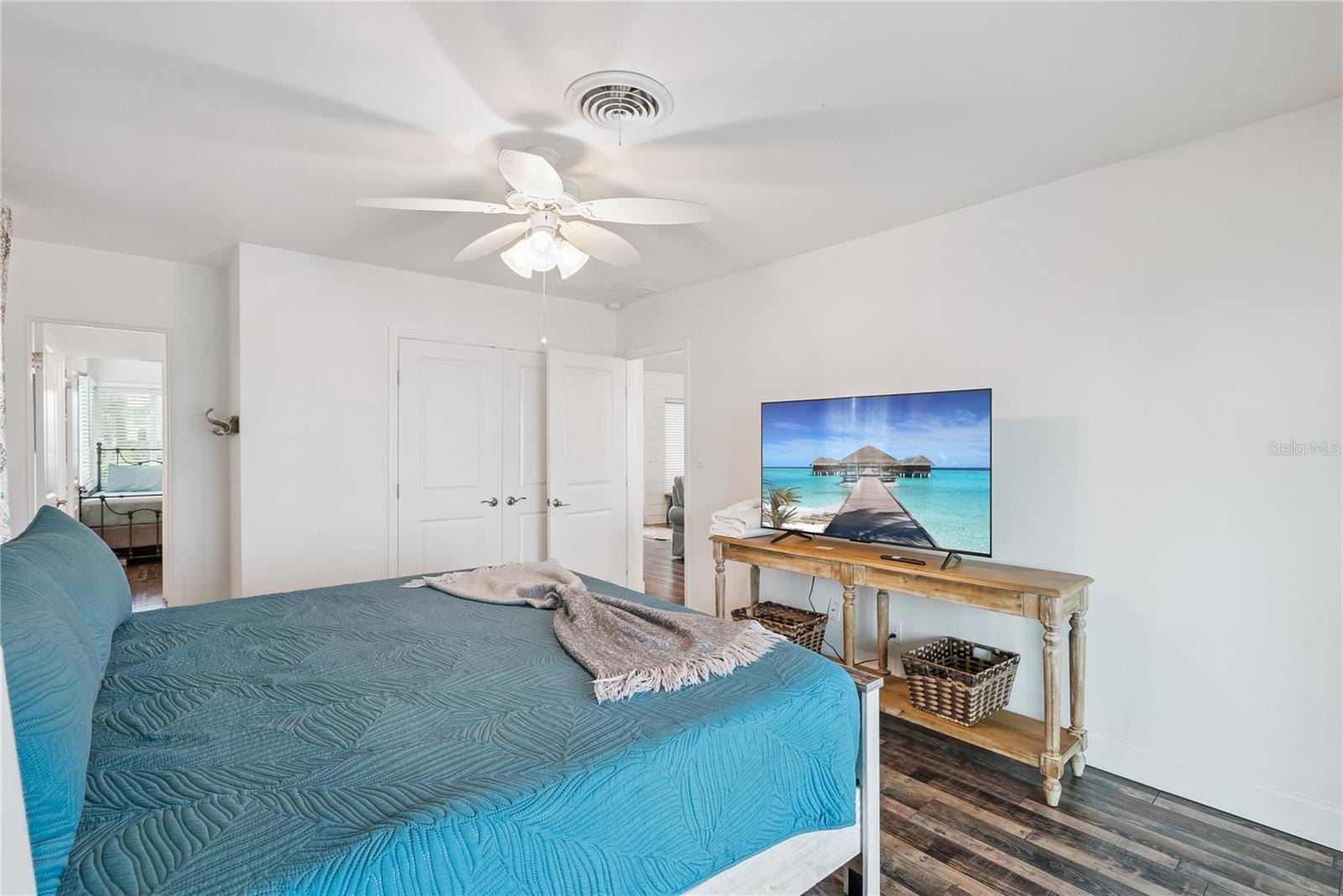 Bedroom 3 is ocean front and has access to the Jack and Jill bathroom