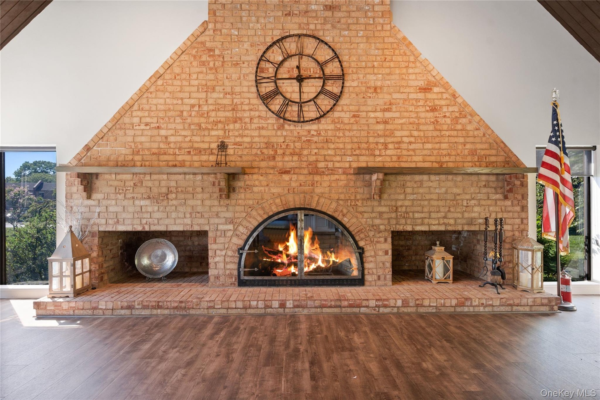 Amazing Huge Fireplace In Clubhouse!