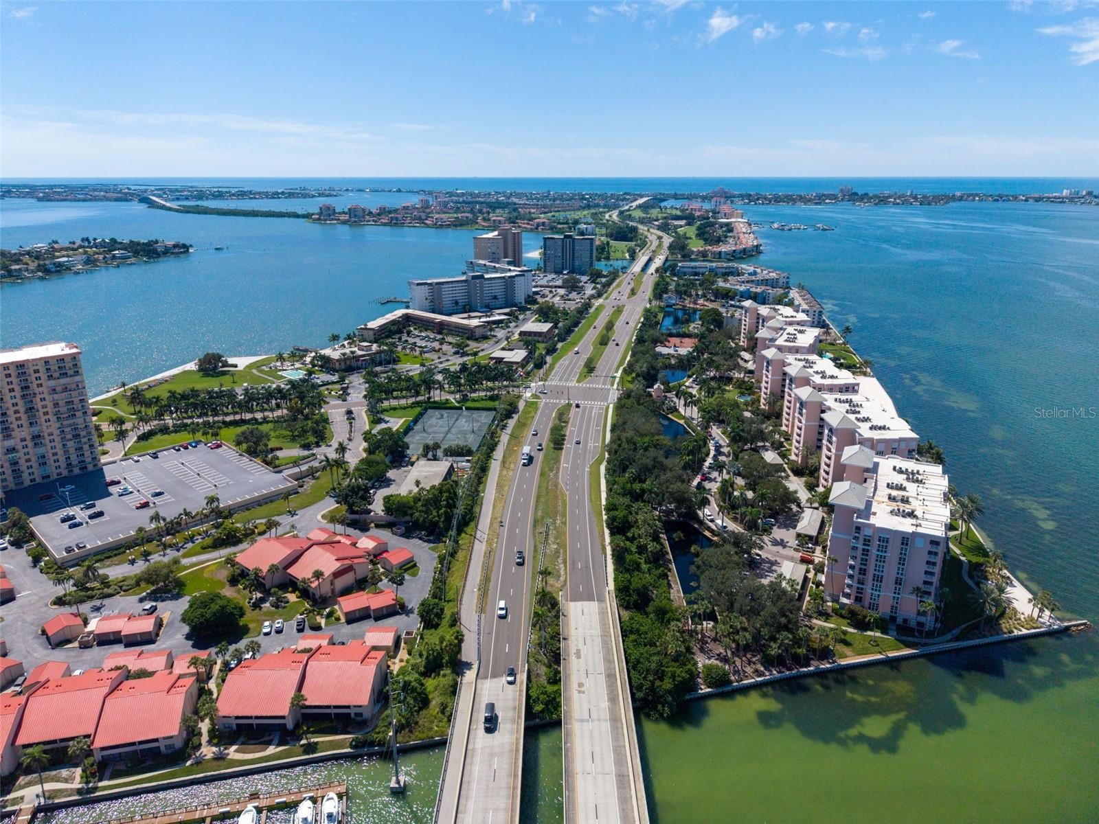 Aerial View of Pinellas Bayway