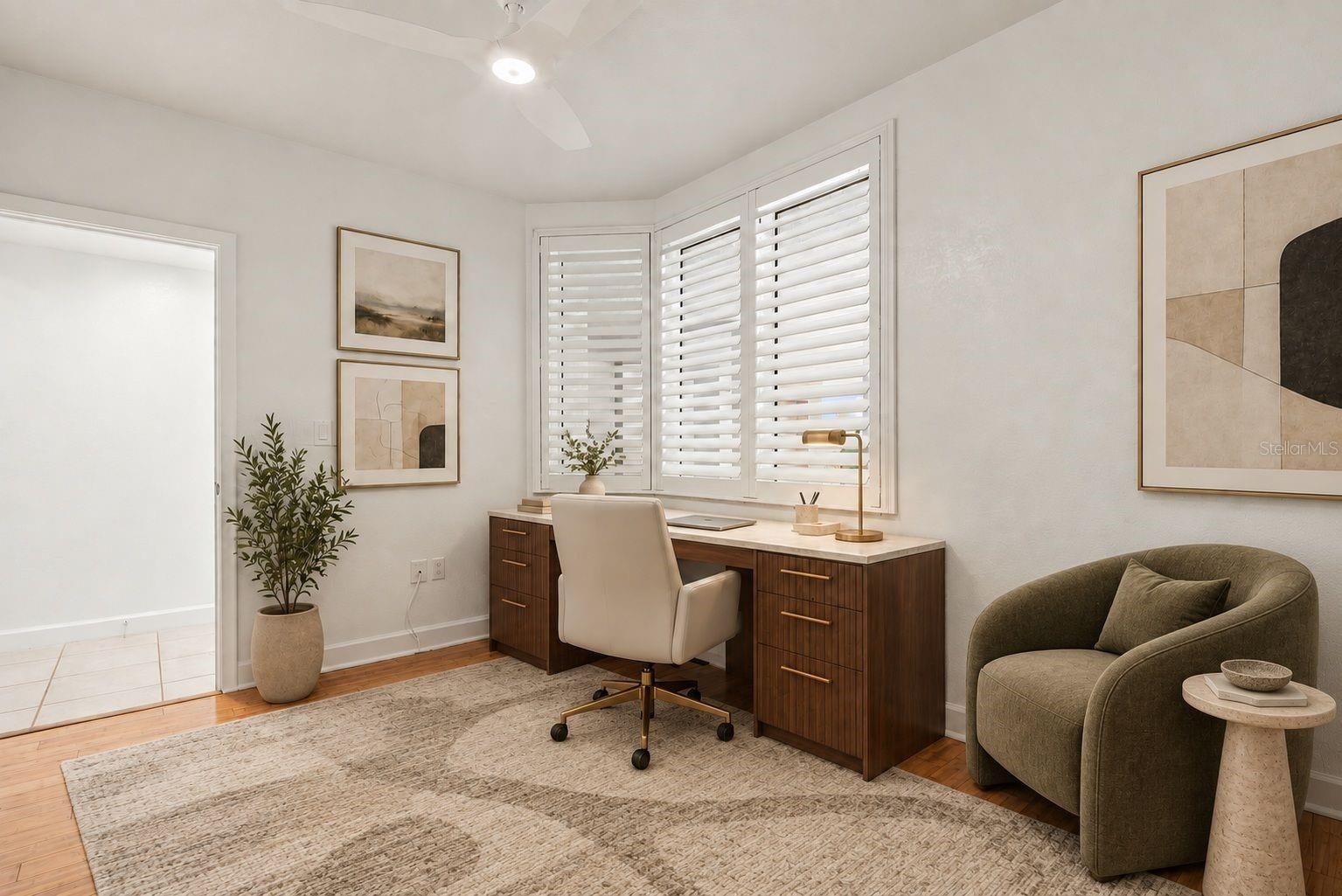 3rd bedroom/office/den