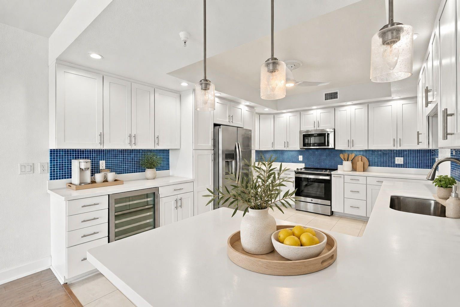 Kitchen Virtually Staged