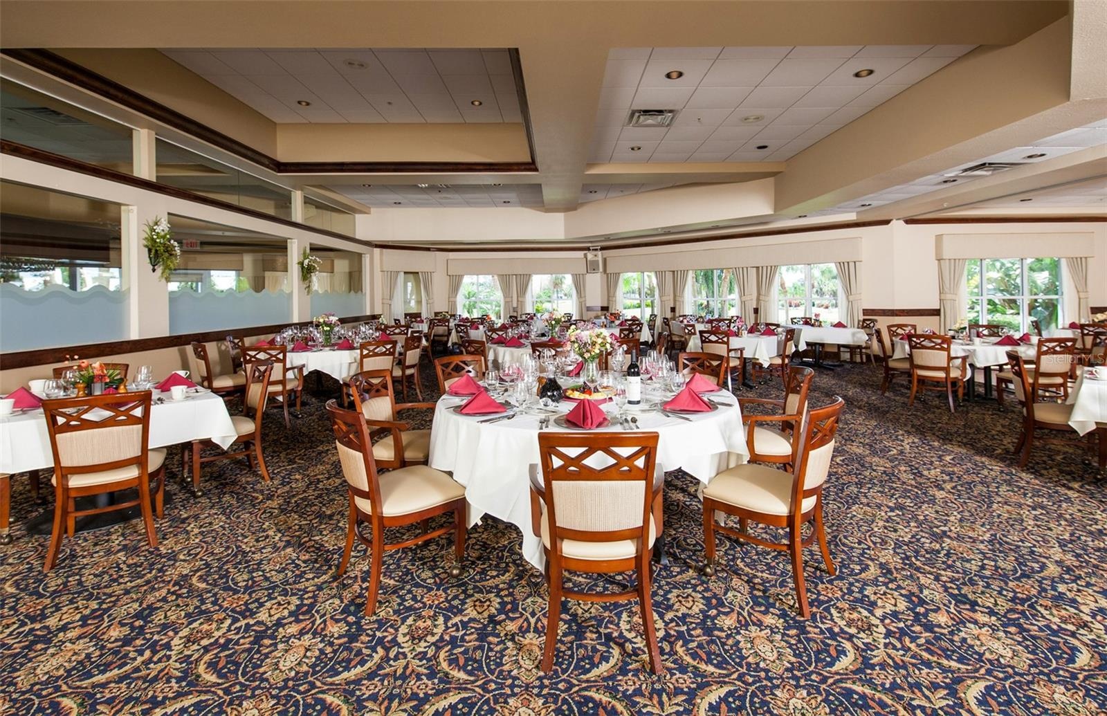 Dining in the country club