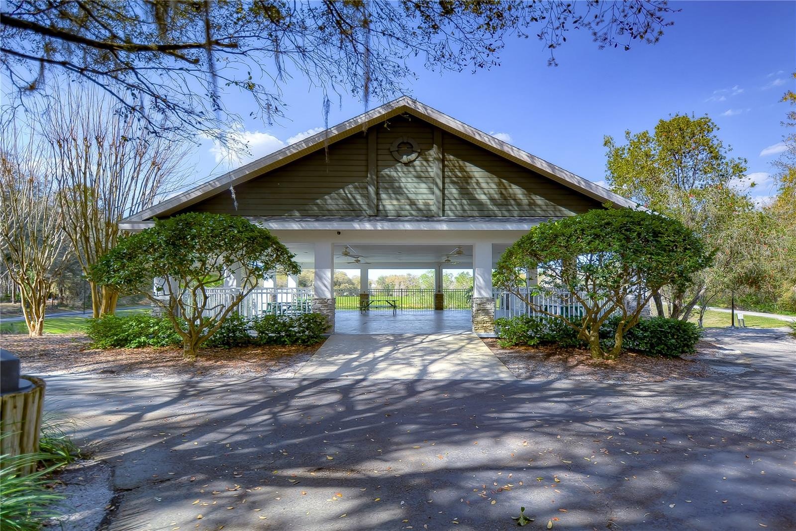 Community clubhouse provides a central gathering space for residents.