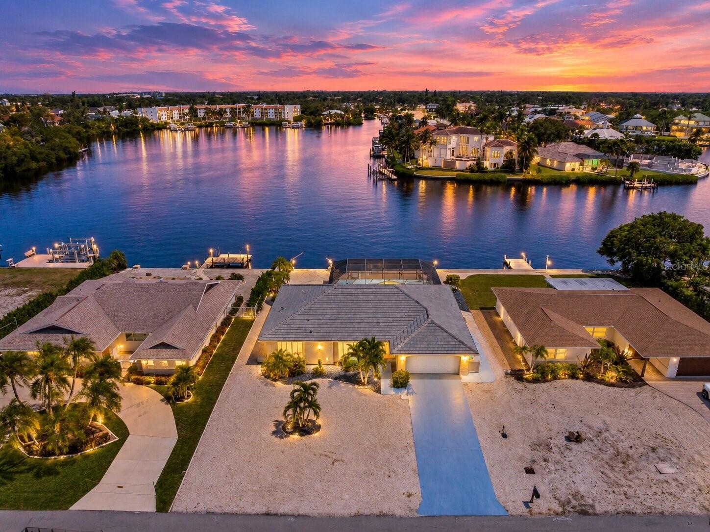 Aerial_2903rdStreet_BonitaSprings_WaterView_Twilight.jpg