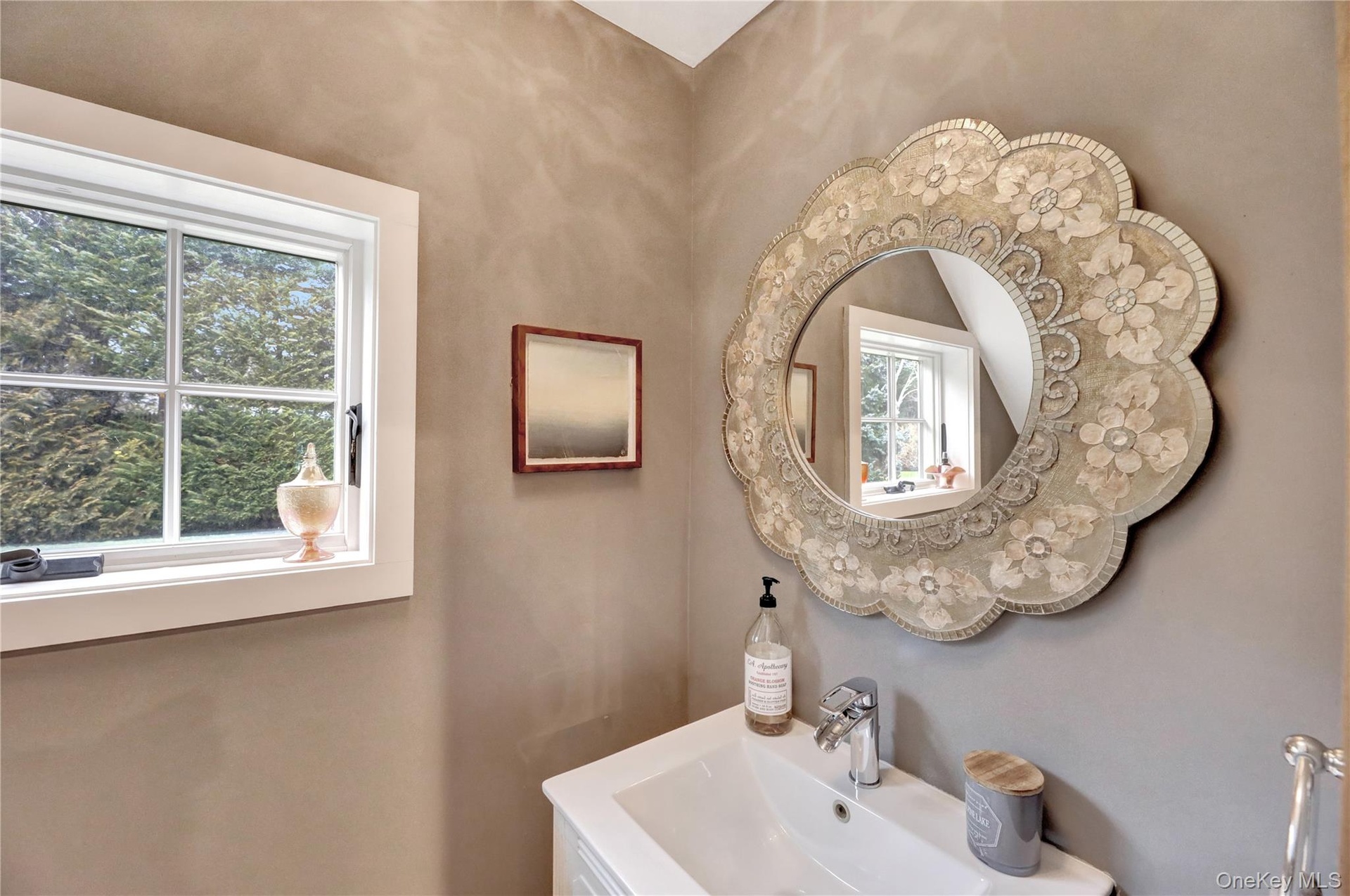 Half Bathroom in Living Area