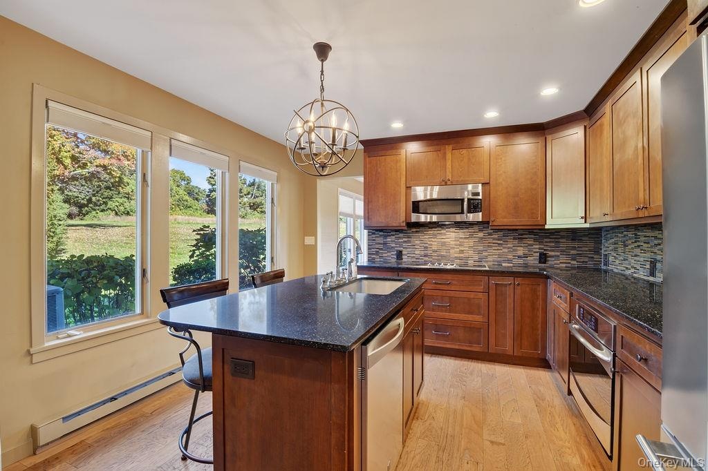 Tons of natural light, and the view, pretty nice.