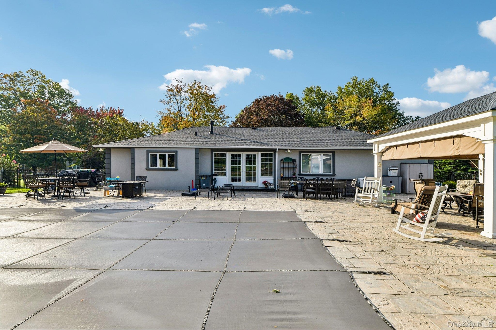 Rear of House - Stone Paver Patio