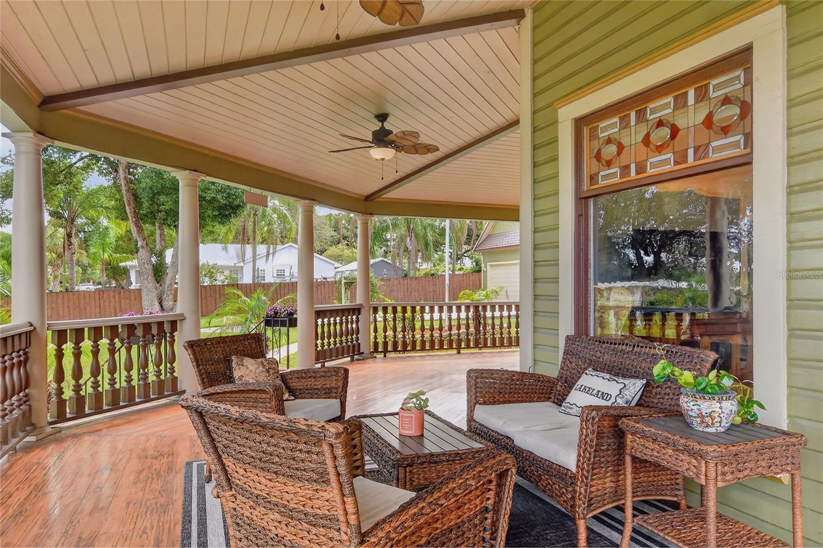 Wrap around porch