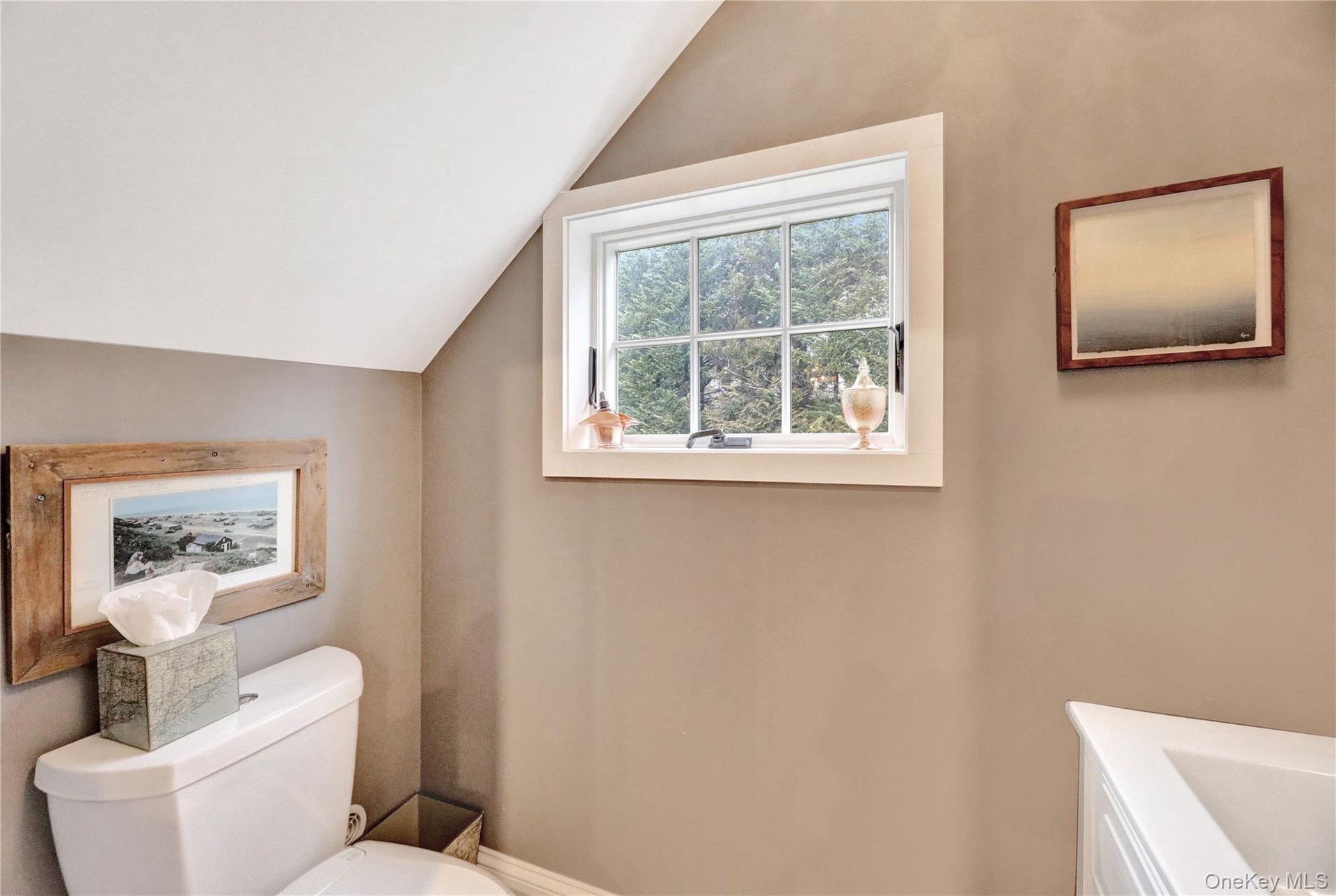 Half Bathroom in Living Area