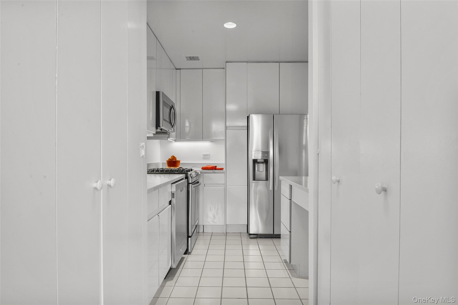 View from Dining Area, Updated with stainless steel Appliances