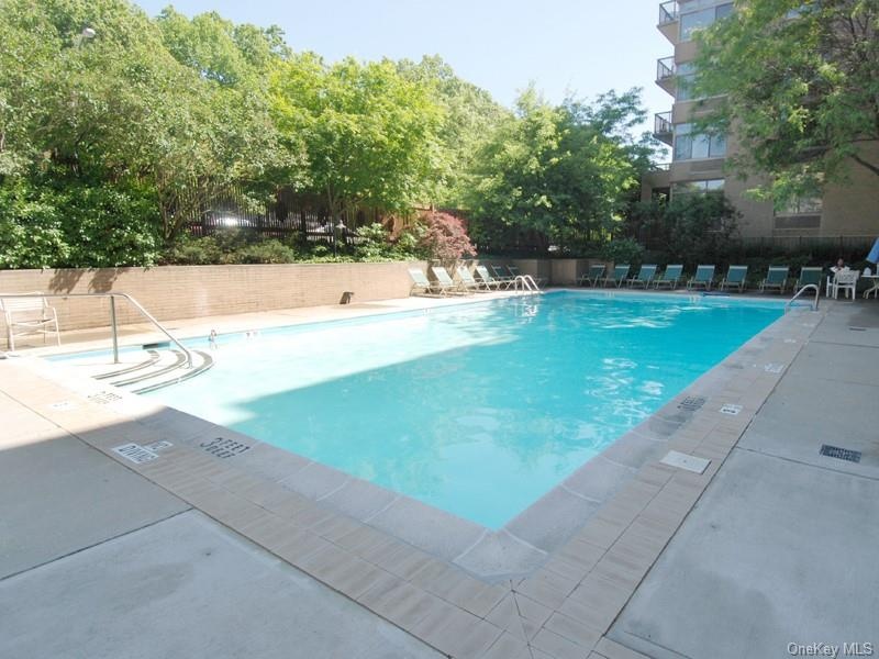 Pool is Private and Fenced In