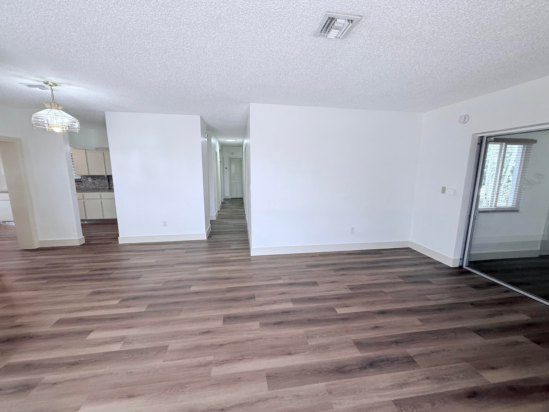Hallway to Rooms and Bathrooms