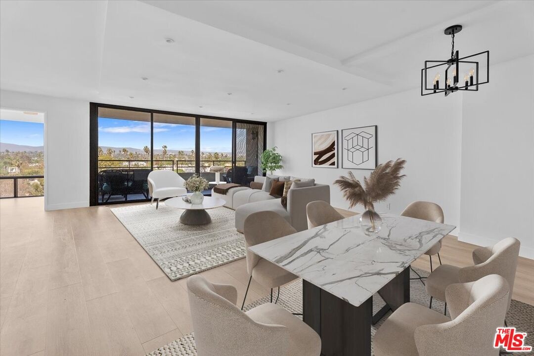 living room- virtually staged