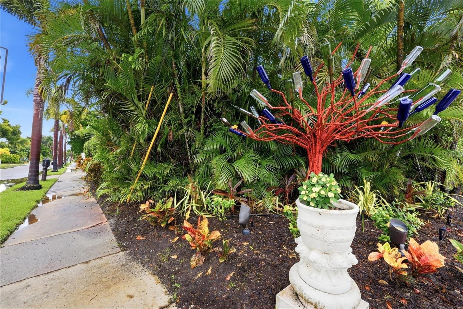 Wine Bottle Tree commission by Local Artist