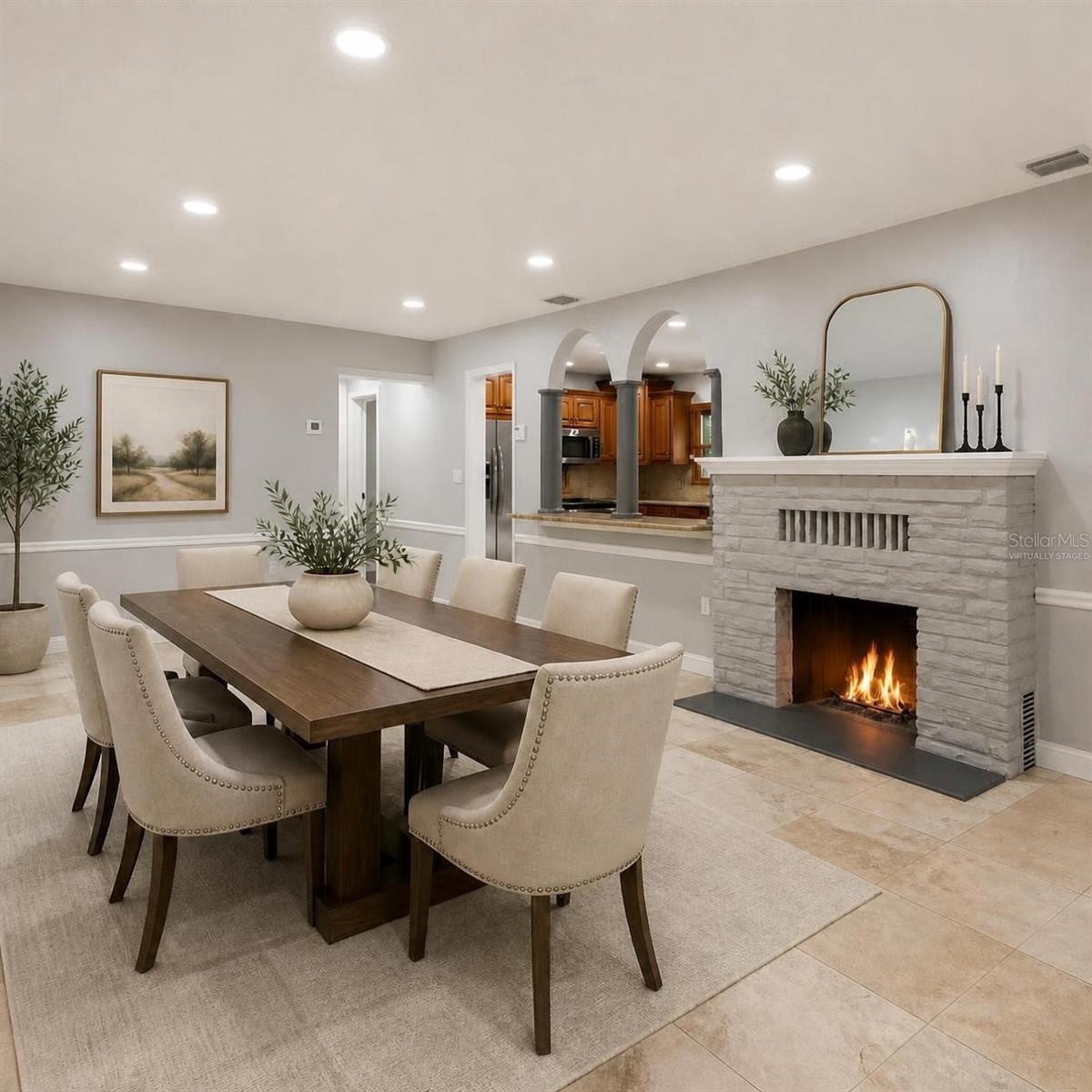 Dining Room - Virtually Staged