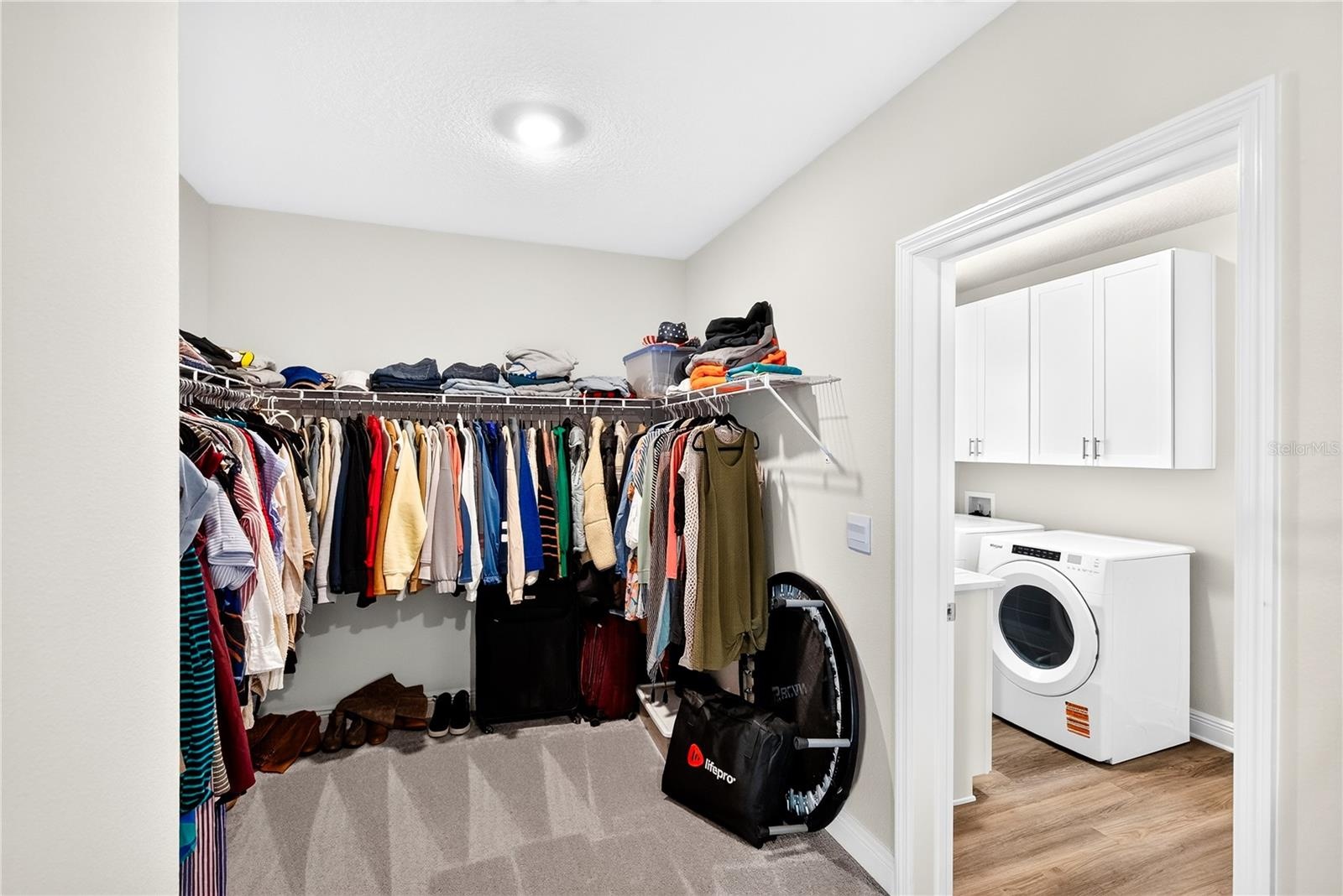 Primary closet