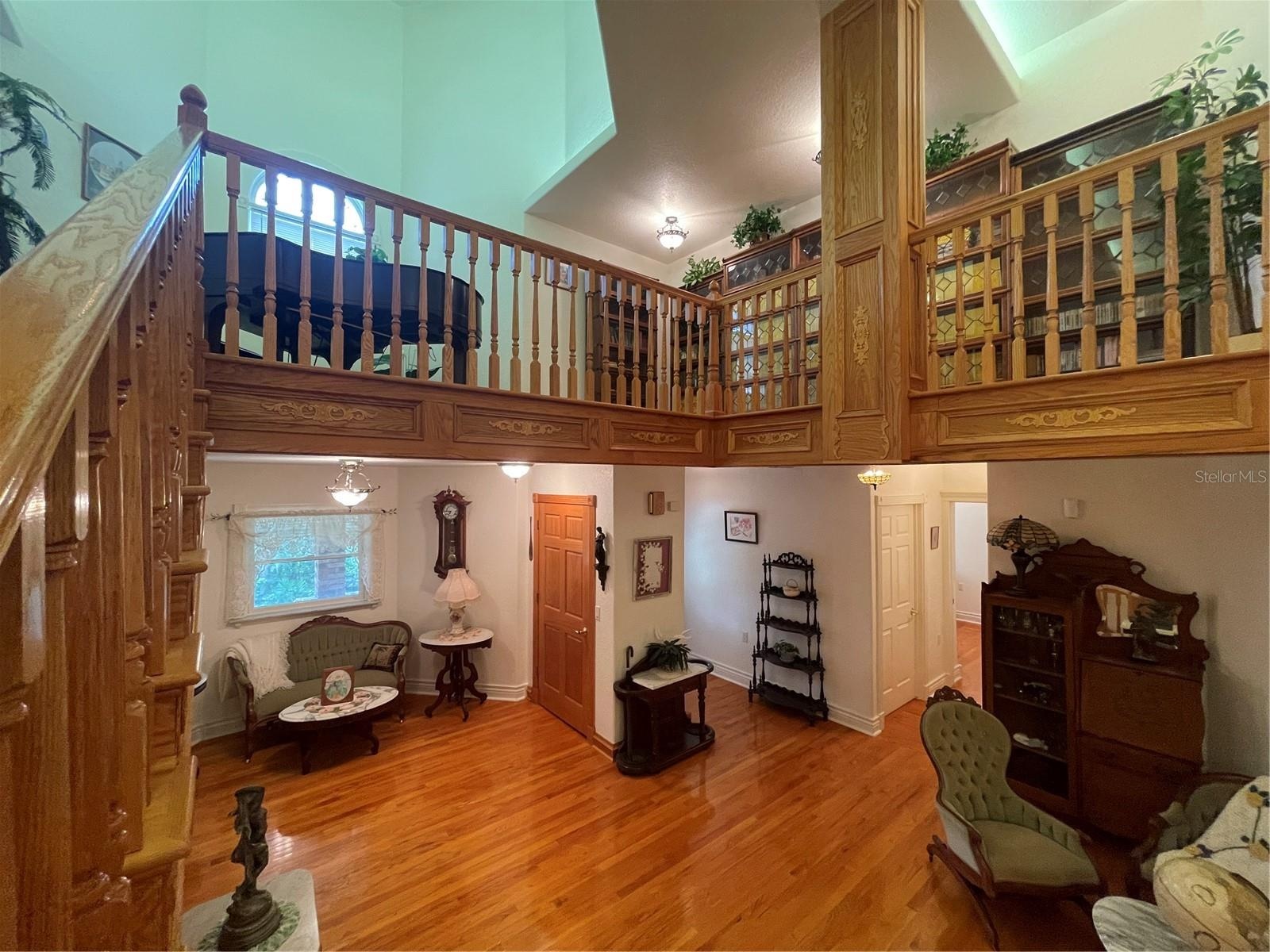 Marveling at the view of the second floor and the mezzanine on the 3rd floor
