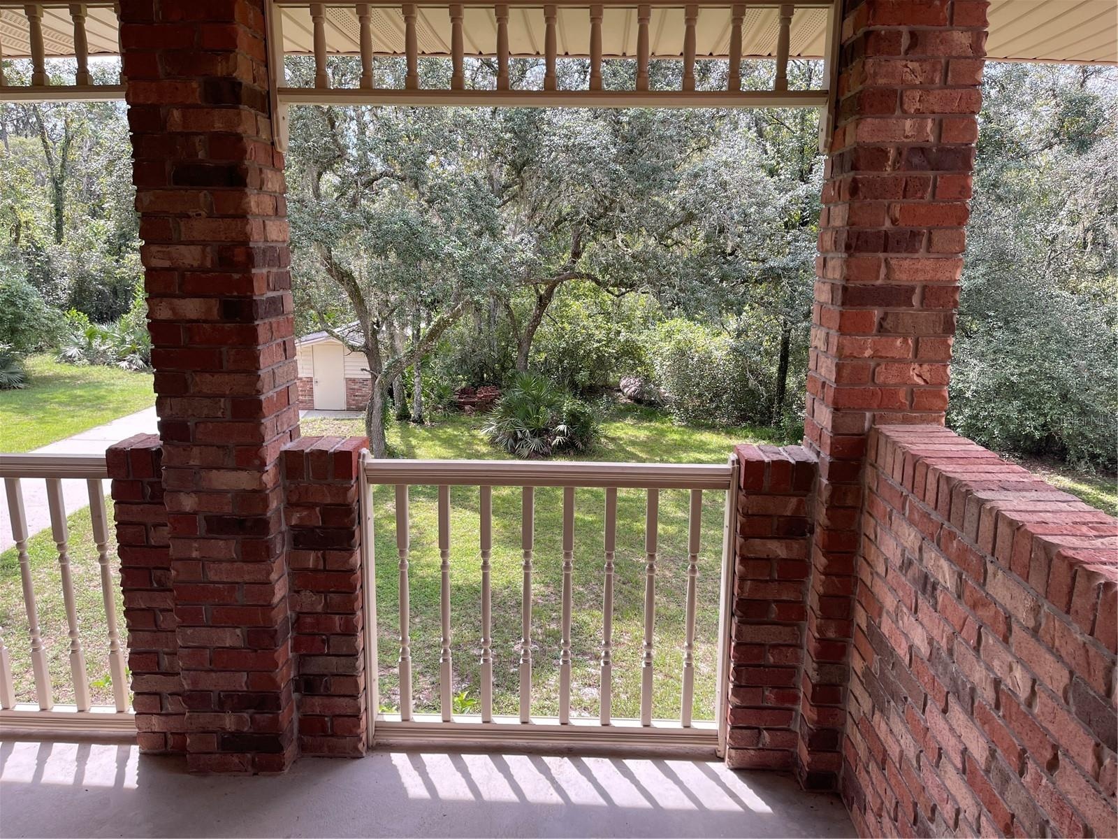 Balcony view at the front of the property is 289 sq ft.