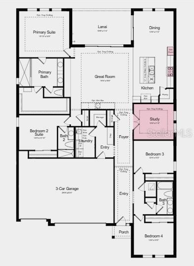 Additional Highlights include: Tray ceiling package, whole house 8' interior doors, outdoor kitchen rough-in, gourmet kitchen appliance package, whole
