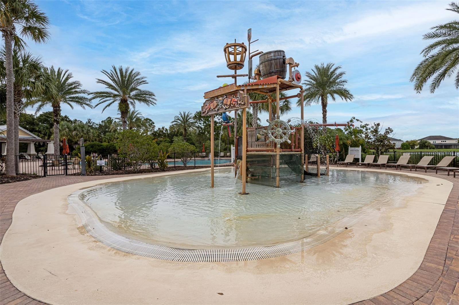 Ahoy Captain! Splash pad for the kids on those HOT summer days.