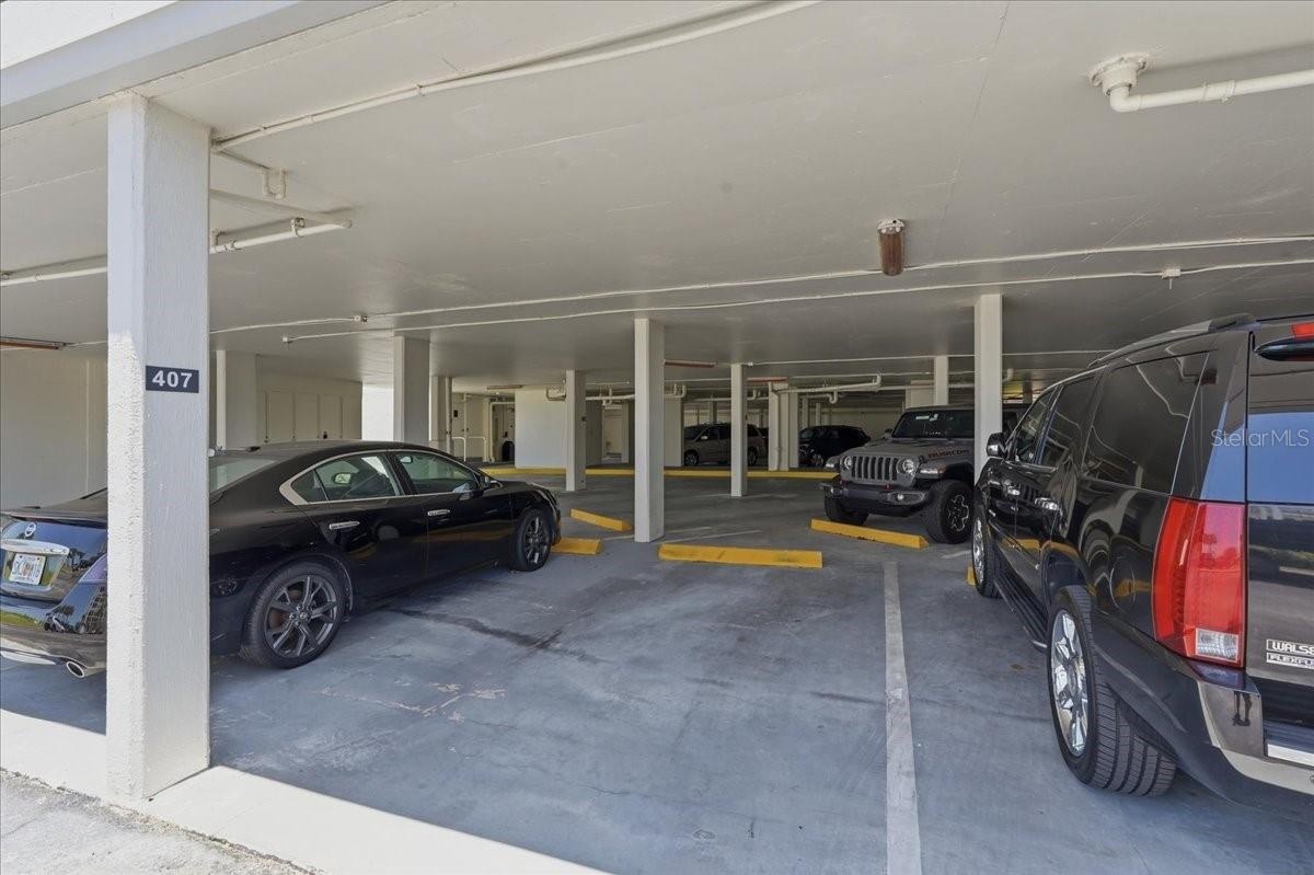 COVERED, ASSIGNED PARKING SPOT