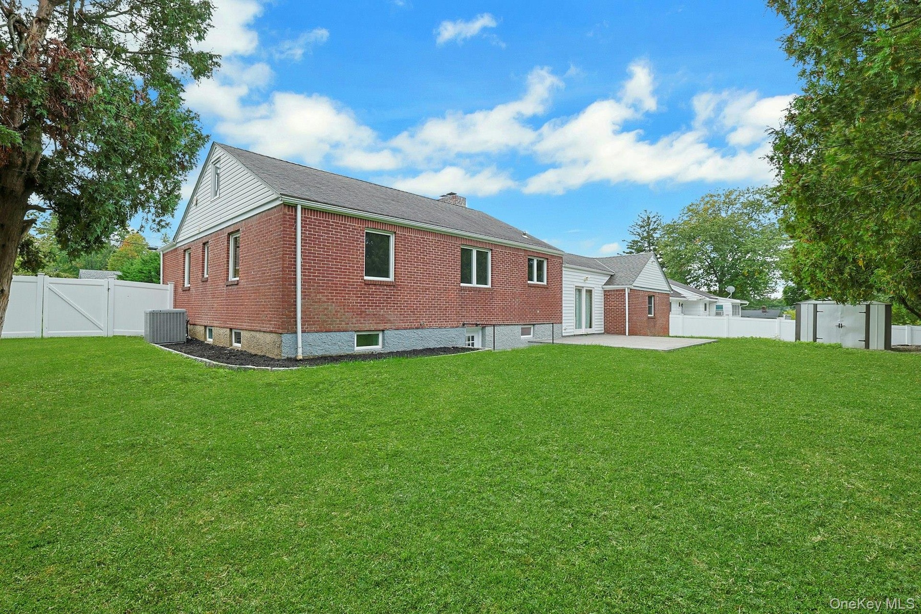 rear of home