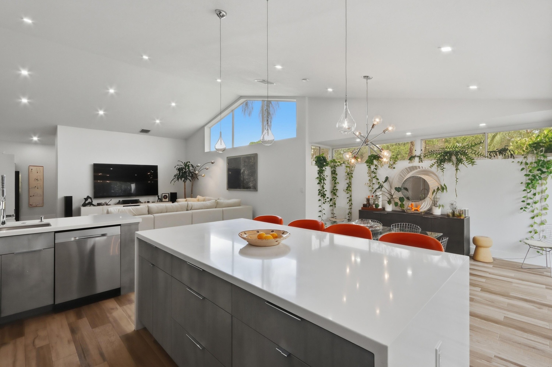 Custom Kitchen Cabinets and Drawers hold an impressive array of Kitchen Gadgets to please the most demanding chef.