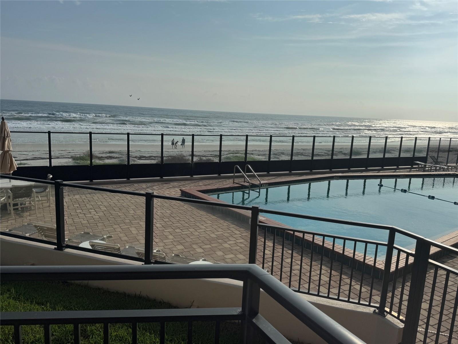 Pool view from Balcony