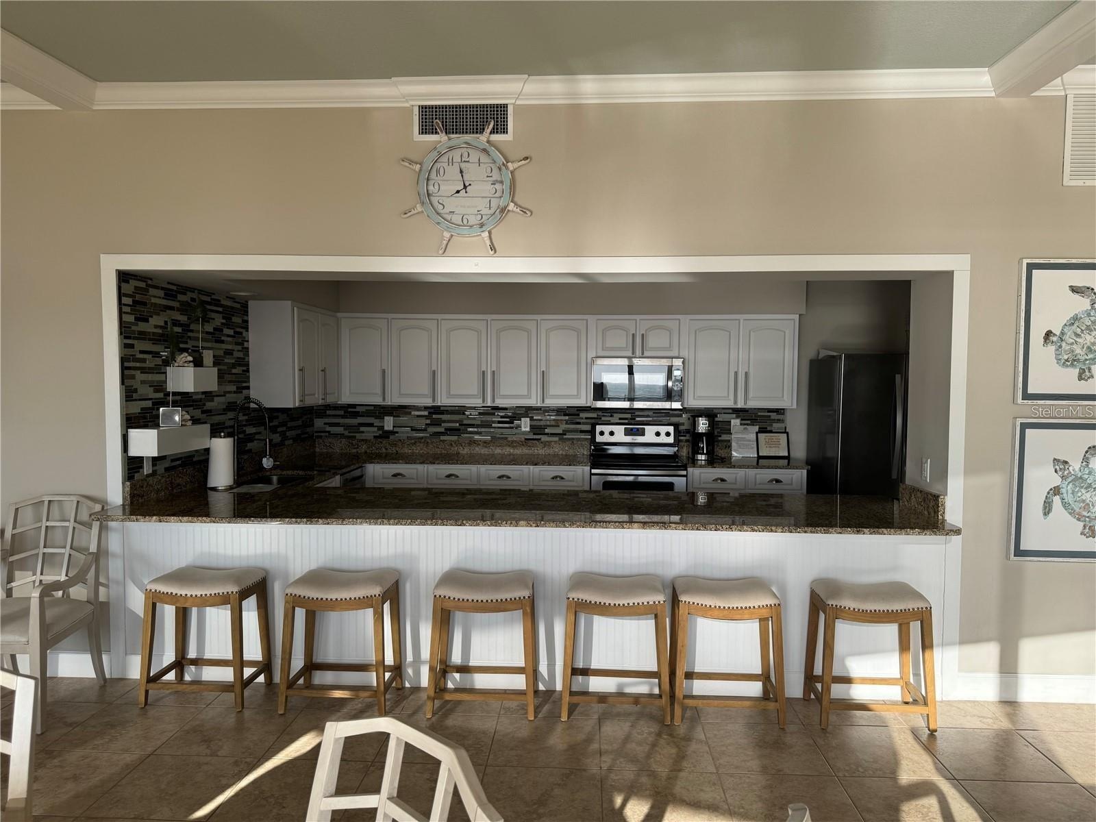 Community Room kitchen pass through