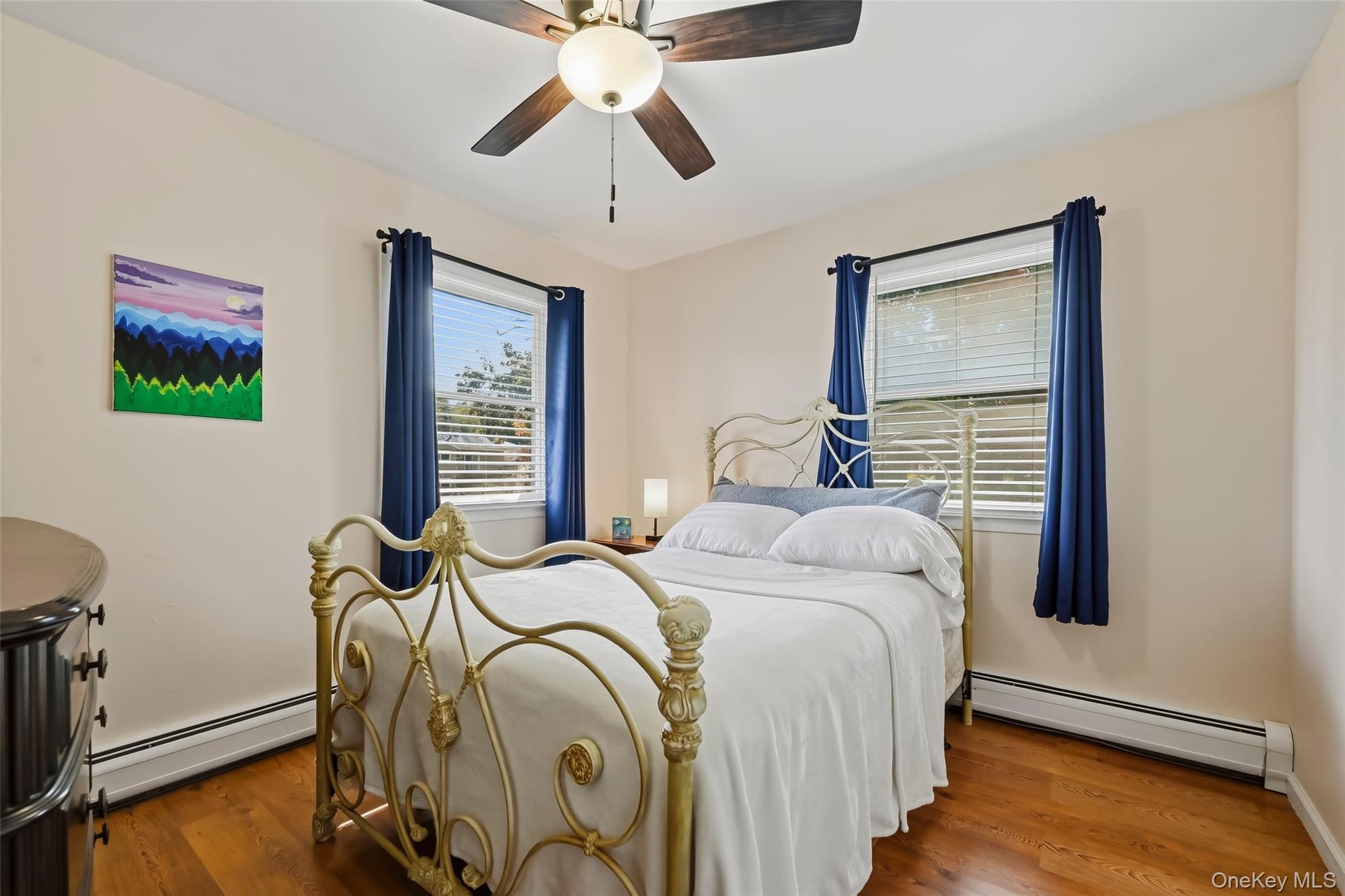 Hardwood-style flooring throughout