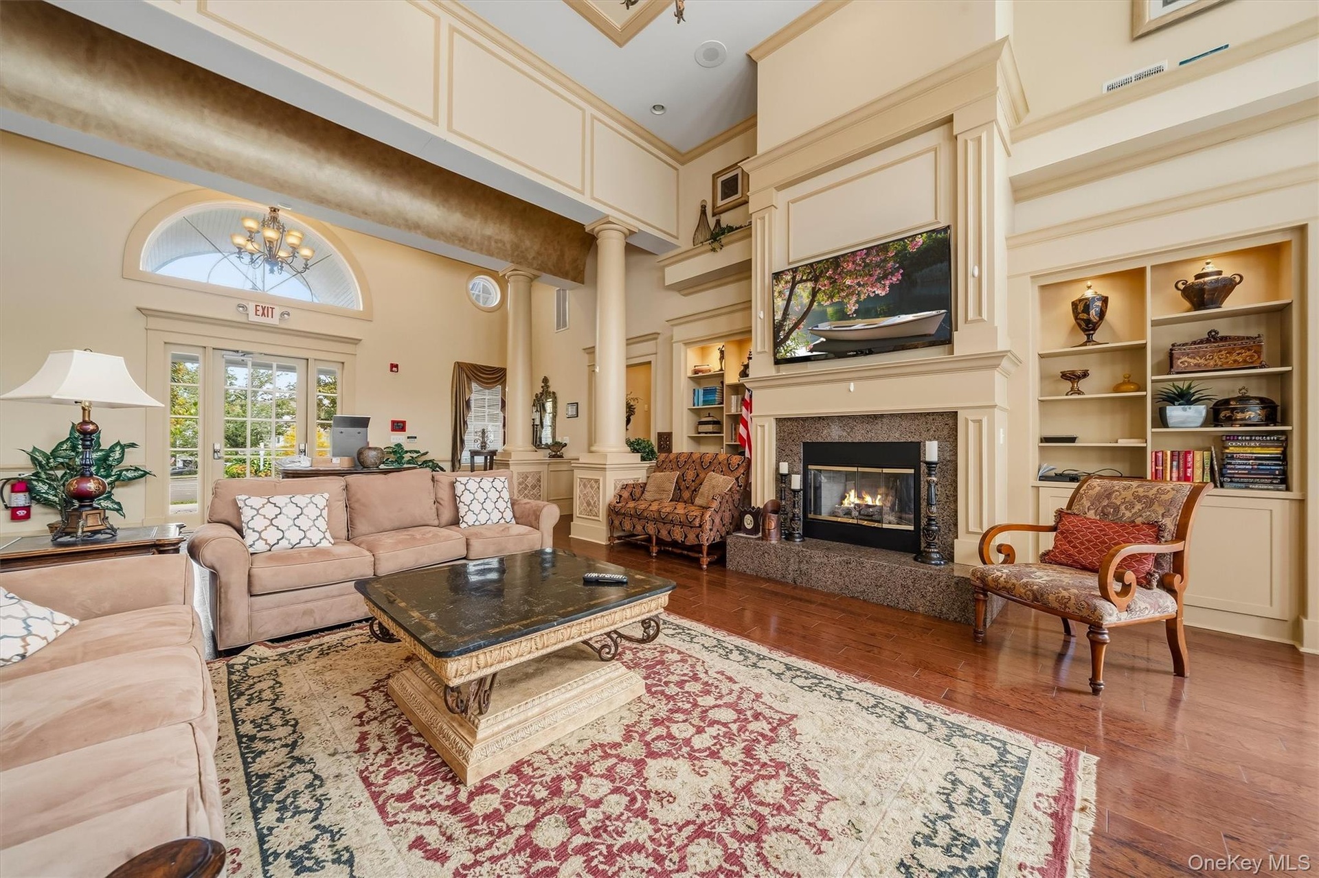 The clubhouse is a great place to relax or gather.