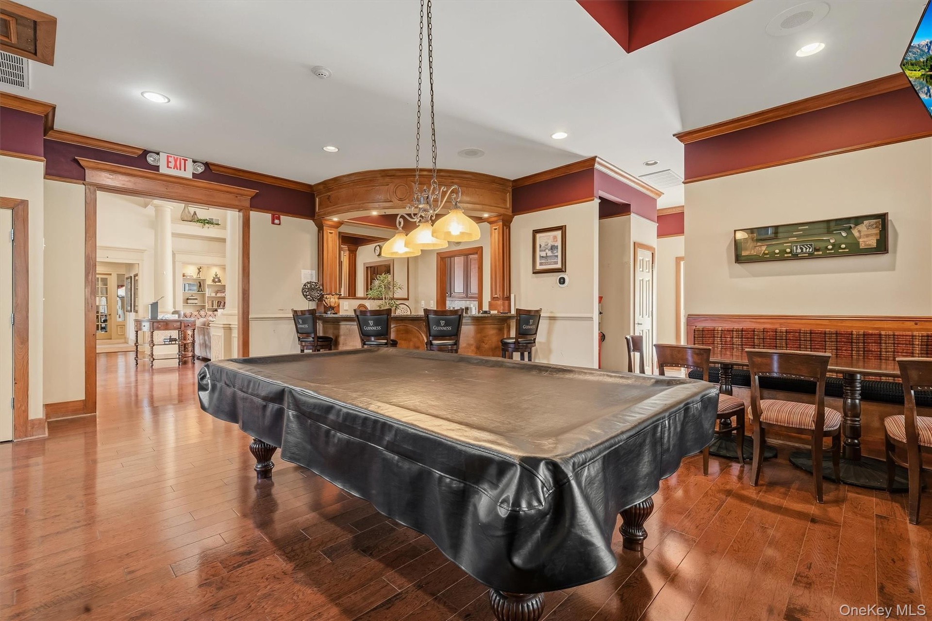 Play some pool or have use of the lounge area(byob)