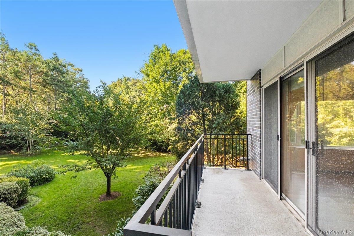 Private patio