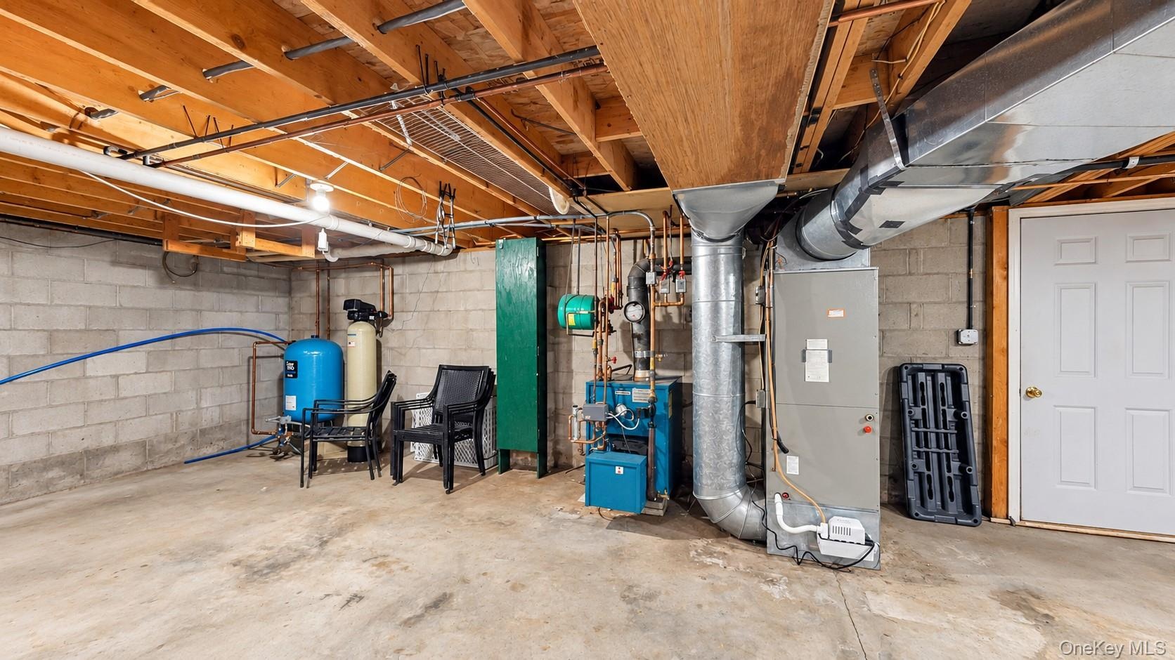 Utilities in basement