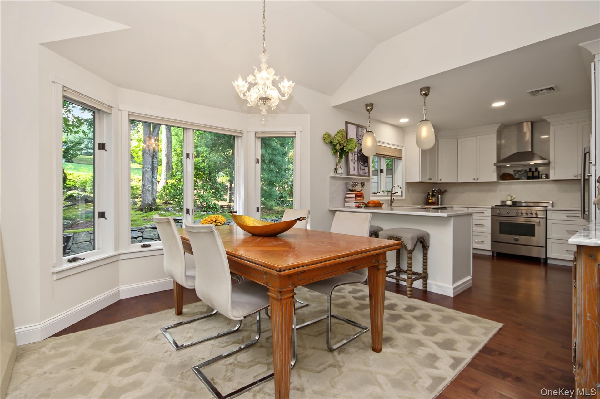 Open Bright & Airy Dining Room