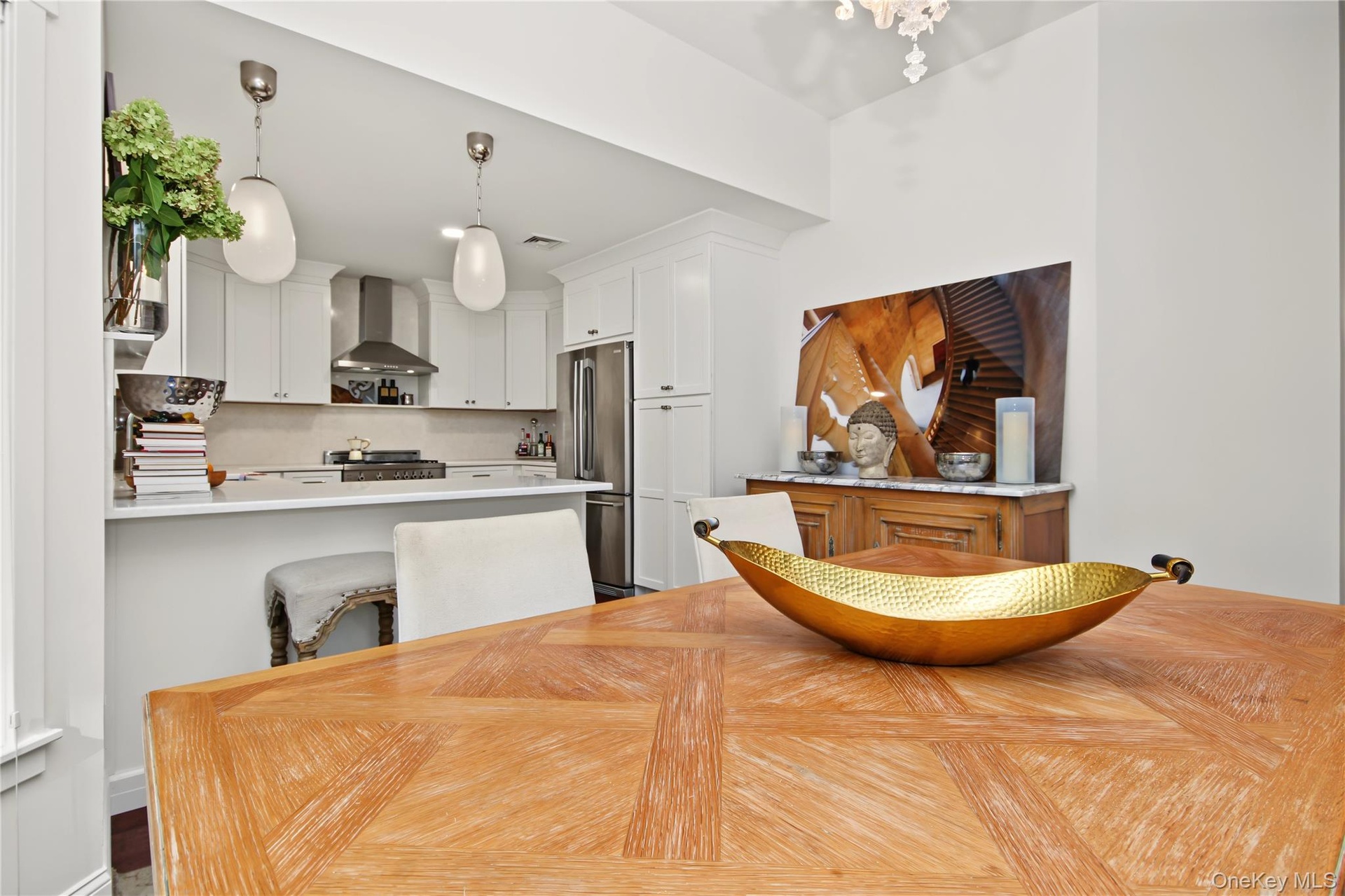 Kitchen Open to Dining Room