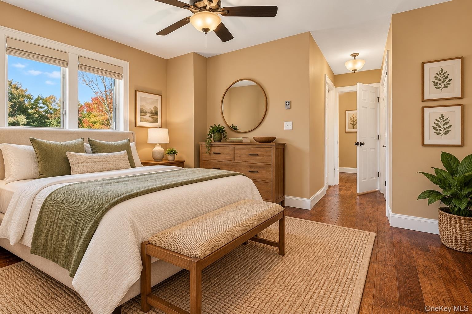 Bedroom #2, Virtually staged