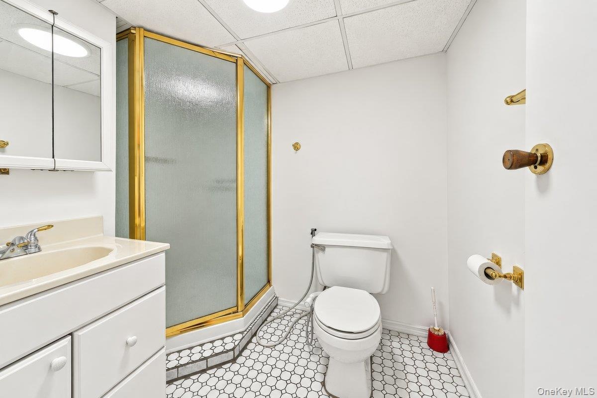 Basement bathroom