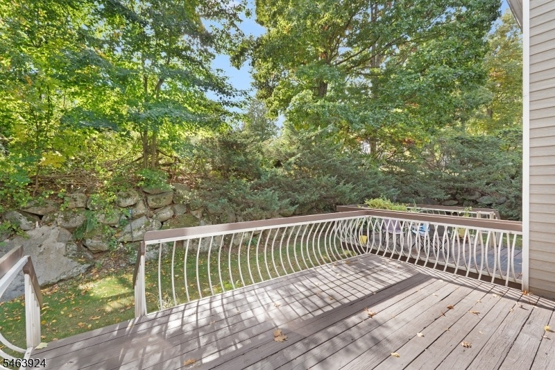 Deck backs up to Wooded Yard