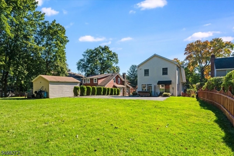 Large expansive backyard