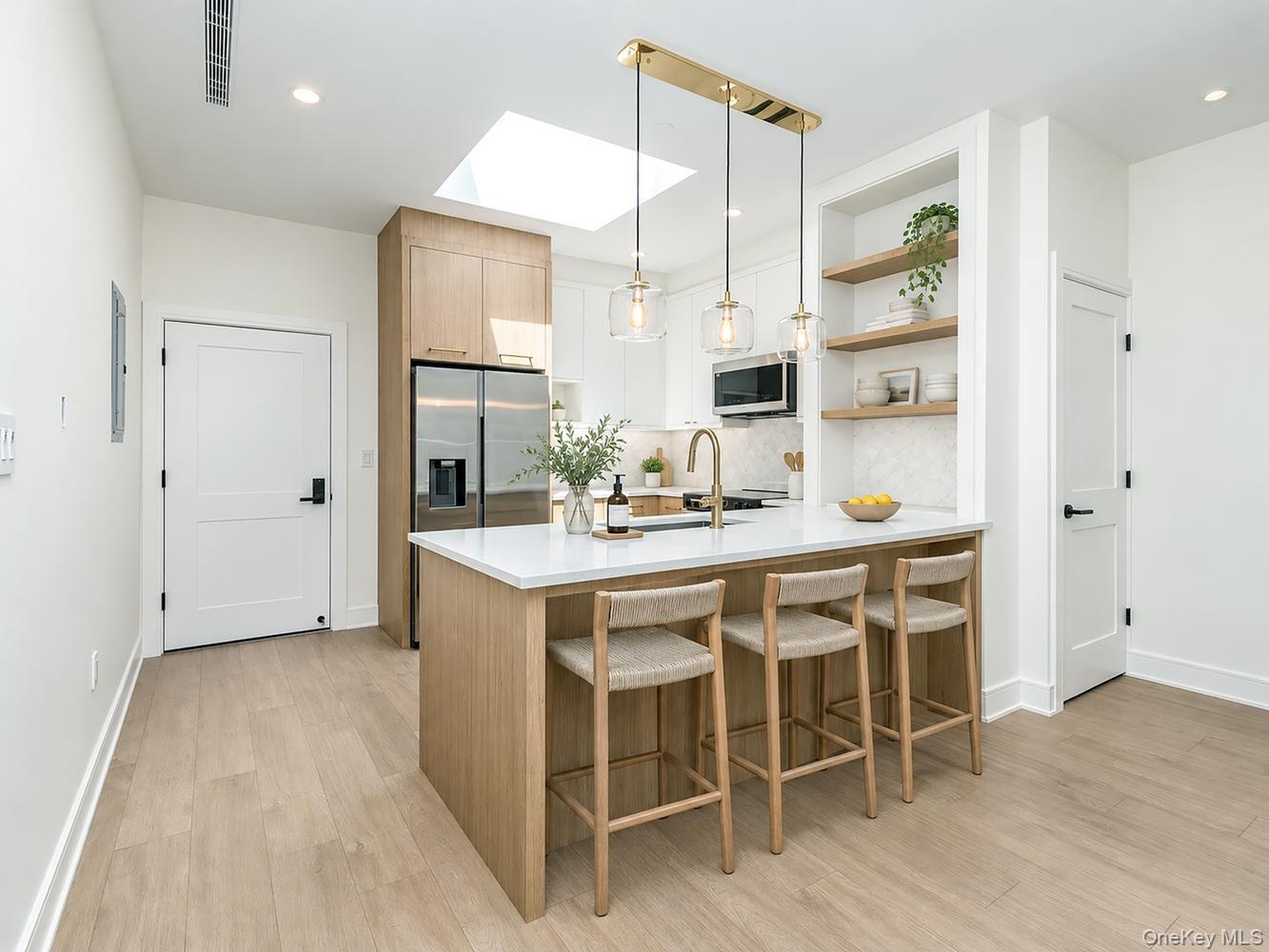 Virtually Staged Kitchen.