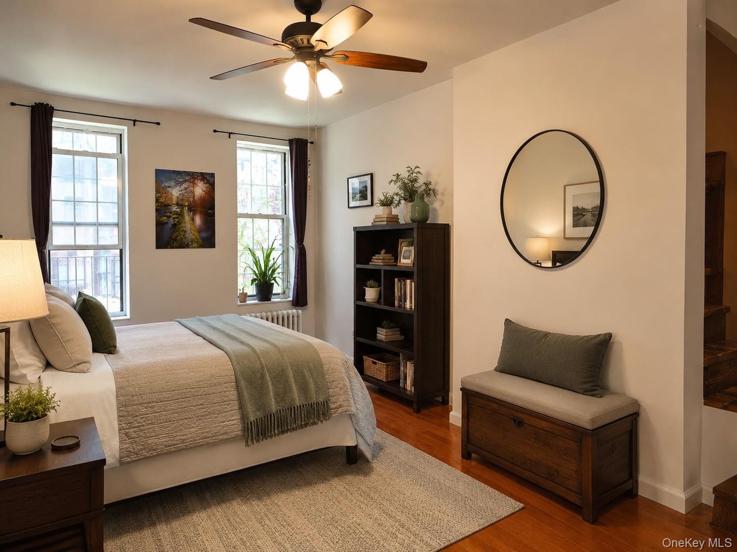 Virtually Staged Bedroom